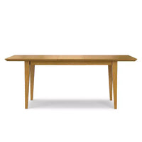 Table à manger extensible rectangulaire contemporaine Fairway 60-76 pouces x 36 pouces