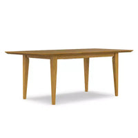 Table à manger extensible rectangulaire contemporaine Fairway 60-76 pouces x 36 pouces