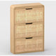 Meuble de bureau moderne à trois tiroirs