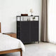 MAYEERTY 45.9-Inch 8-Drawer Fabric Dresser, Tall Storage Cabinet with Open Shelf for Bedroom Closet