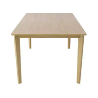 MAYEERTY Table à manger rectangulaire couleur bois originale, table multifonctionnelle simple scandinave pour la maison et le bureau