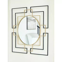 Miroir mural décoratif contemporain Signature Design by Ashley Oceanal à cadre carré