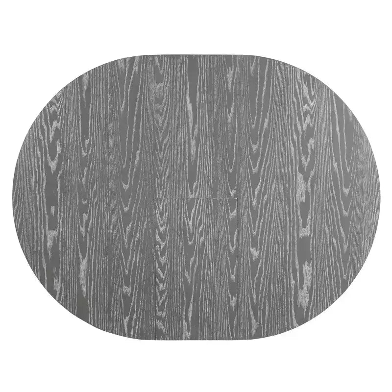 Ensemble de salle à manger rond extensible style ferme pour 4, ensemble table de cuisine avec 4 chaises rembourrées pour salle à manger