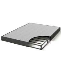 Zinus Sommier Tapissier Intelligent WonderBox(TM) 5 Pouces, Montage Rapide, Cadre Métallique Durable, Gris