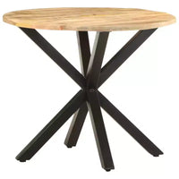 vidaXL Table d'appoint Ronde Table de Salon Table Basse en Bois Massif
