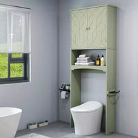 Meuble de rangement au-dessus des toilettes peu encombrant pour salle de bain