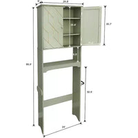Meuble de rangement au-dessus des toilettes peu encombrant pour salle de bain
