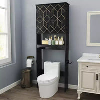 Meuble de rangement au-dessus des toilettes peu encombrant pour salle de bain