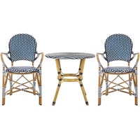 Hooper 3 Piece Bistro Set - Indoor/Outdoor - PAT9501 - Safavieh