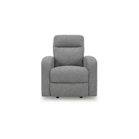 Signature Design by Ashley Carrigan Lane - Fauteuil inclinable à bascule, à tirette, gris argenté