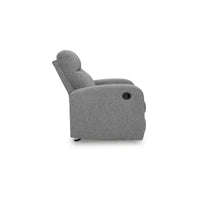 Signature Design by Ashley Carrigan Lane - Fauteuil inclinable à bascule, à tirette, gris argenté