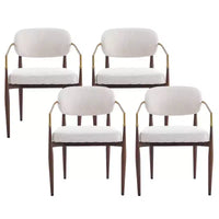 Christopher Knight Home Felicia Chaises de salle à manger modernes rembourrées (Lot de 4)