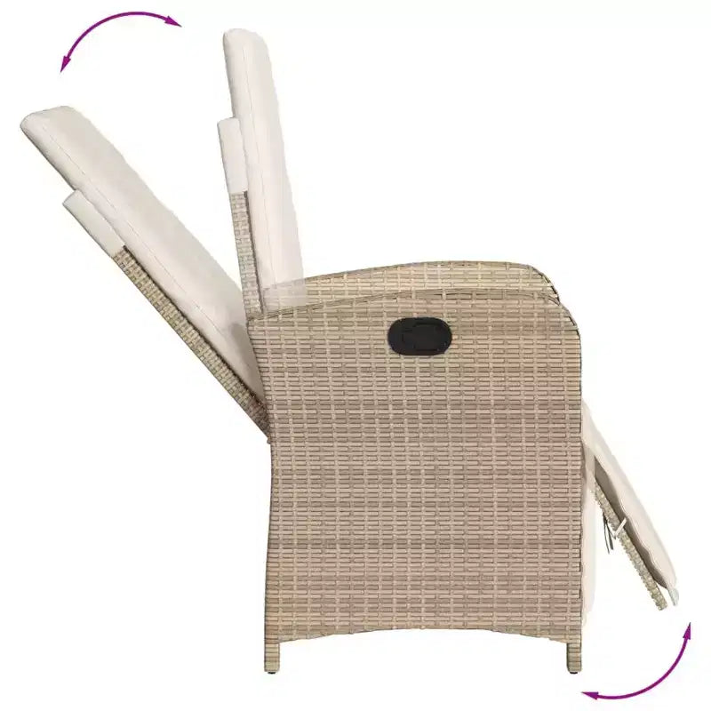 vidaXL Ensemble de salle à manger d'extérieur avec coussins - Élégant et confortable