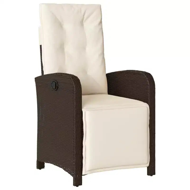 vidaXL Salon de jardin - Résine tressée, Coussins inclus