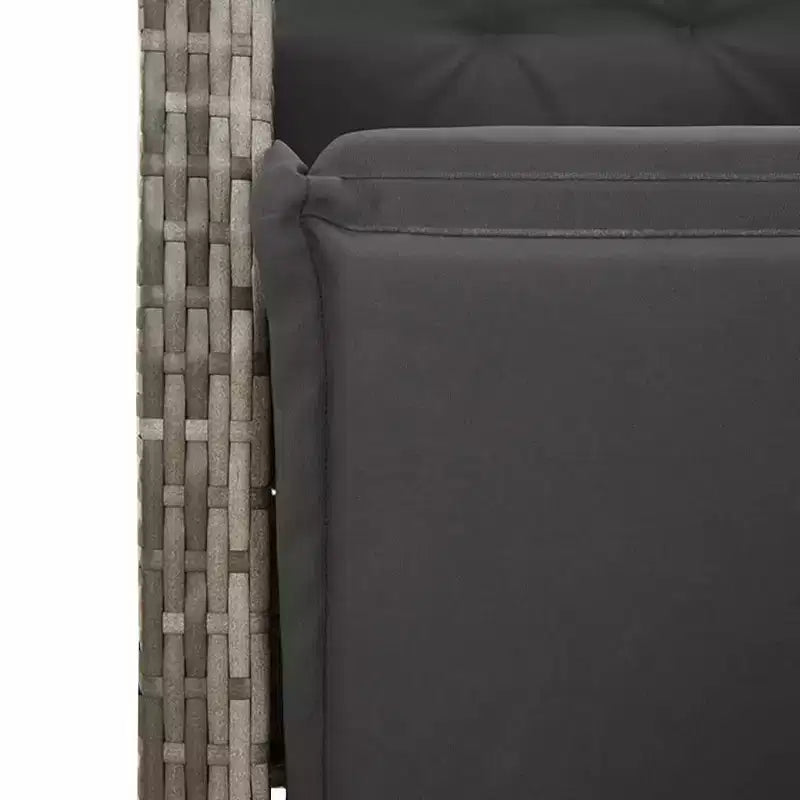 vidaXL Ensemble de salle à manger de jardin élégant avec coussins