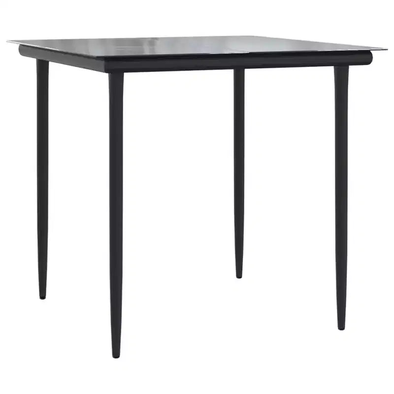 vidaXL Ensemble de salle à manger de jardin moderne avec coussins en résine tressée poly