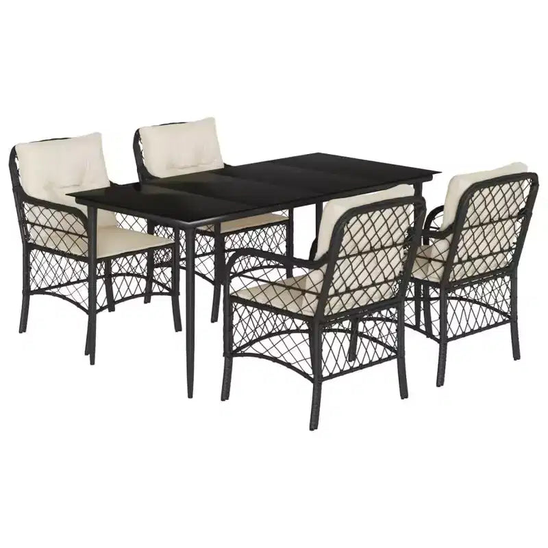 vidaXL Salon de jardin moderne avec coussins