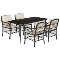 vidaXL Salon de jardin moderne avec coussins
