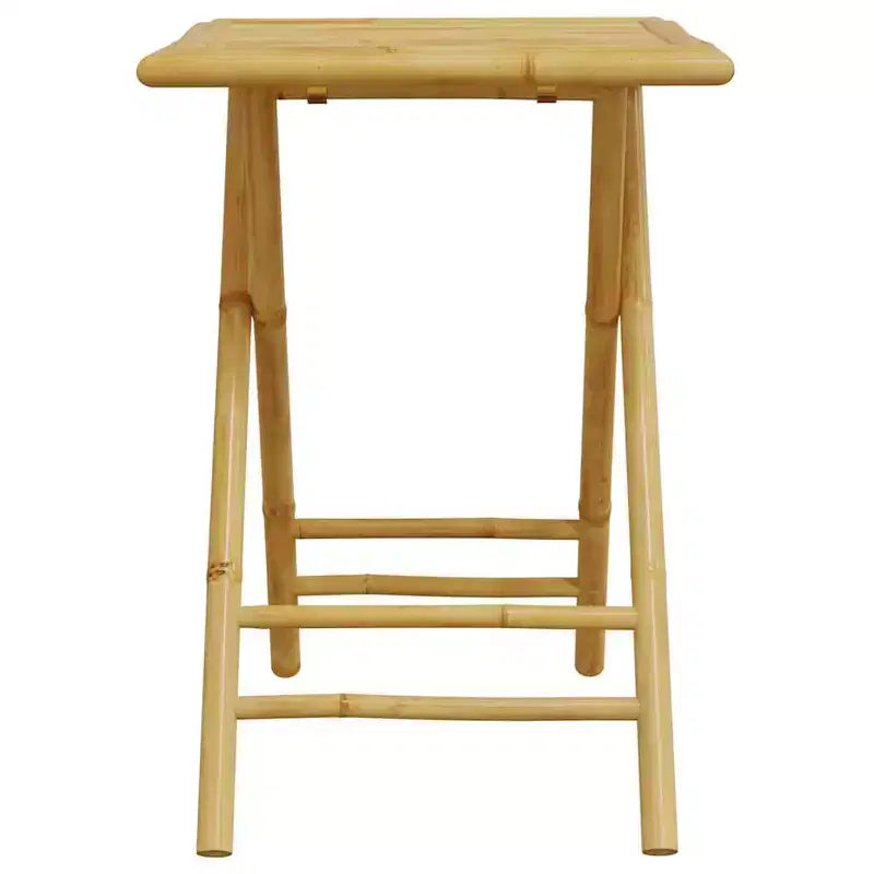 vidaXL Ensemble de bistro pliant en bambou avec coussins