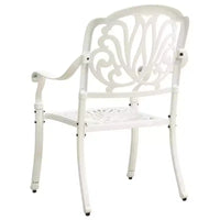 vidaXL Ensemble de bistrot en aluminium moulé, durable, rond