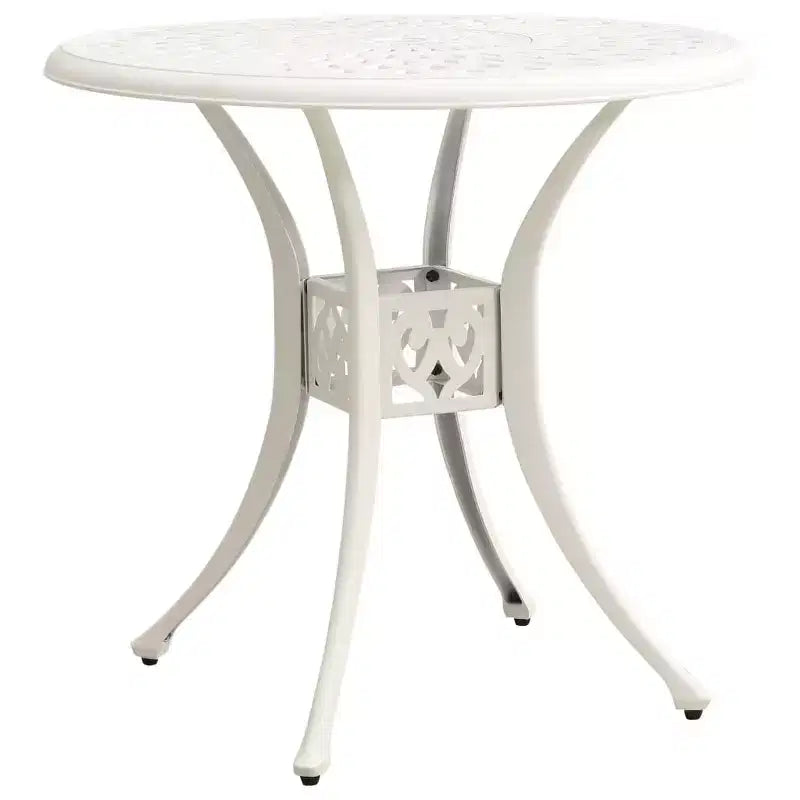 vidaXL Ensemble de bistrot en aluminium moulé, durable, rond