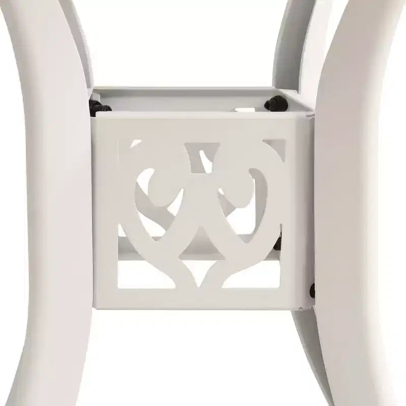 vidaXL Ensemble de bistrot en aluminium moulé, durable, rond