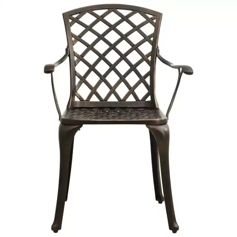 vidaXL Ensemble bistrot aluminium moulé