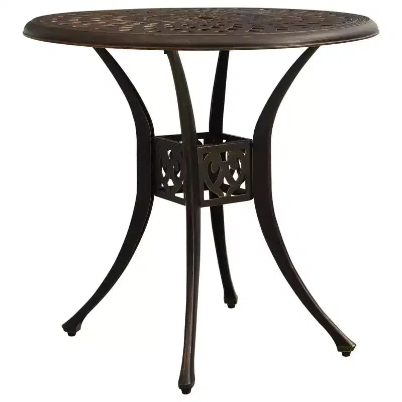 vidaXL Ensemble bistrot aluminium moulé