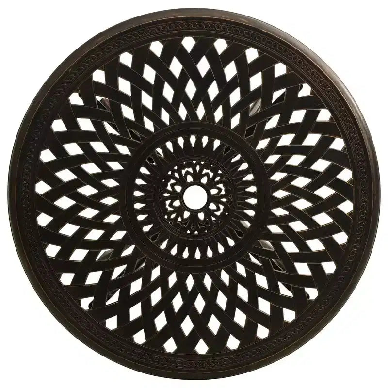 vidaXL Ensemble bistrot aluminium moulé
