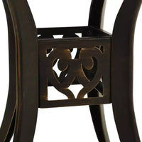 vidaXL Ensemble bistrot aluminium moulé