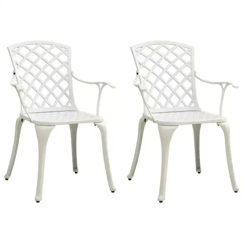 vidaXL Ensemble bistrot aluminium moulé