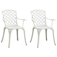 vidaXL Ensemble bistrot aluminium moulé