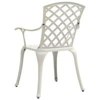 vidaXL Ensemble bistrot aluminium moulé