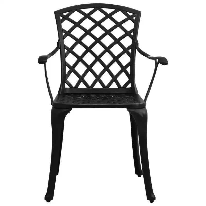 vidaXL Ensemble bistrot aluminium moulé