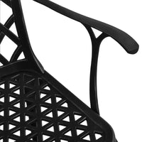 vidaXL Ensemble bistrot aluminium moulé