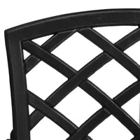 vidaXL Ensemble bistrot aluminium moulé