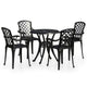 vidaXL Ensemble bistrot aluminium moulé