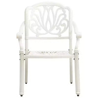 vidaXL Ensemble de bistrot Table et chaises Table de bistrot en aluminium moulé d'extérieur
