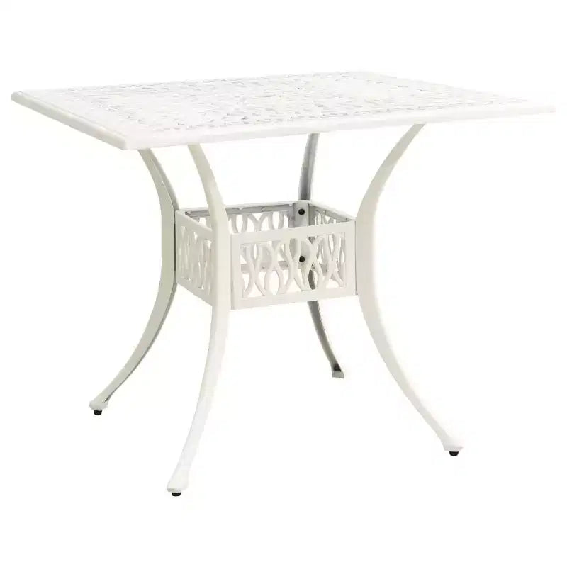 vidaXL Ensemble de bistrot Table et chaises Table de bistrot en aluminium moulé d'extérieur