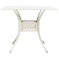 vidaXL Ensemble de bistrot Table et chaises Table de bistrot en aluminium moulé d'extérieur