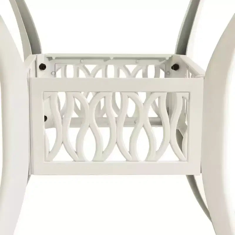 vidaXL Ensemble de bistrot Table et chaises Table de bistrot en aluminium moulé d'extérieur