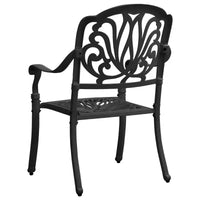 vidaXL Ensemble de bistrot Table et chaises Table de bistrot en aluminium moulé d'extérieur