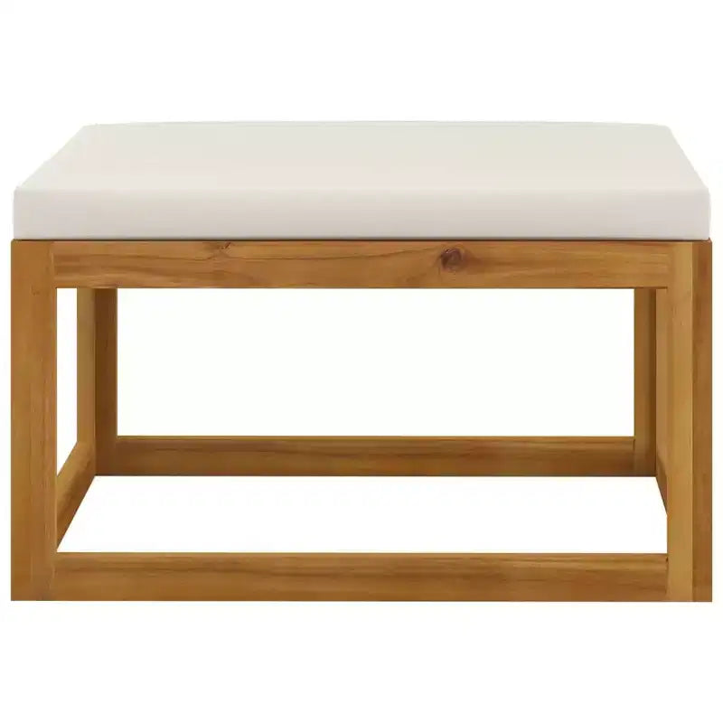 vidaXL Salon de jardin modulable avec coussins en bois d'acacia massif