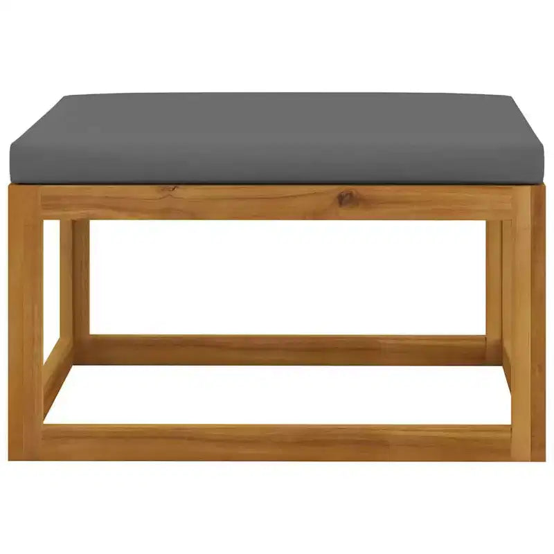 vidaXL Salon de jardin modulable avec coussins en bois d'acacia massif
