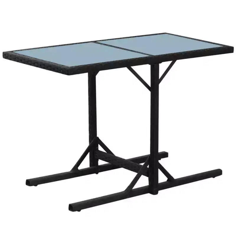vidaXL Ensemble Bistro Table et Chaises de Salle à Manger Meubles d'extérieur Résine Tressée