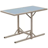 vidaXL Ensemble Bistro Table et Chaises de Salle à Manger Meubles d'extérieur Résine Tressée