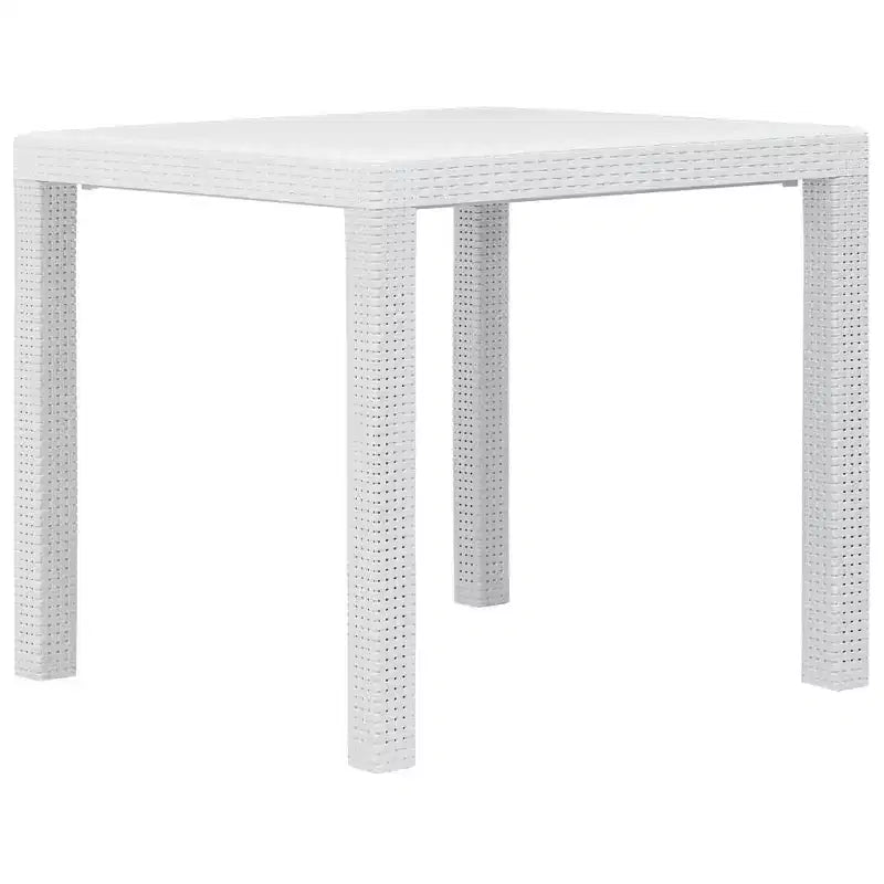 vidaXL Ensemble bistro de terrasse, table et chaises d'extérieur, ensemble de conversation en plastique