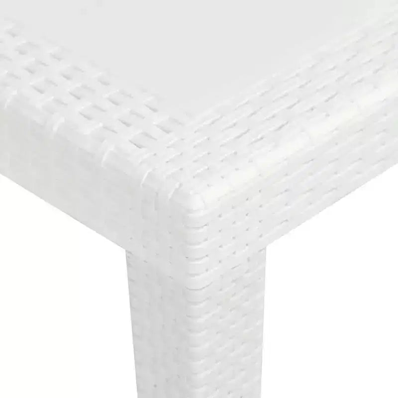 vidaXL Ensemble bistro de terrasse, table et chaises d'extérieur, ensemble de conversation en plastique