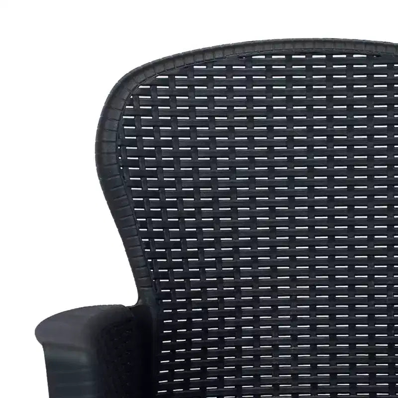 vidaXL Ensemble bistro de terrasse, table et chaises d'extérieur, ensemble de conversation en plastique