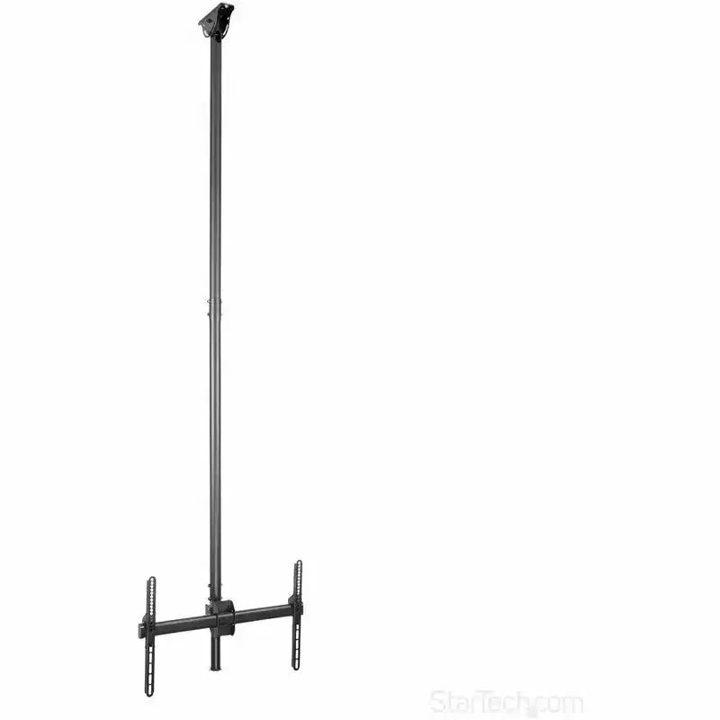 Support TV pour plafond haut StarTech, mât long de 2,5 m à 3 m – Noir